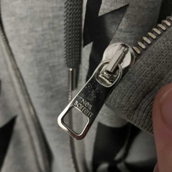 Neil Barrett Fair Isle Thunderbolt Zip Hoodie - Picture 6 of 6